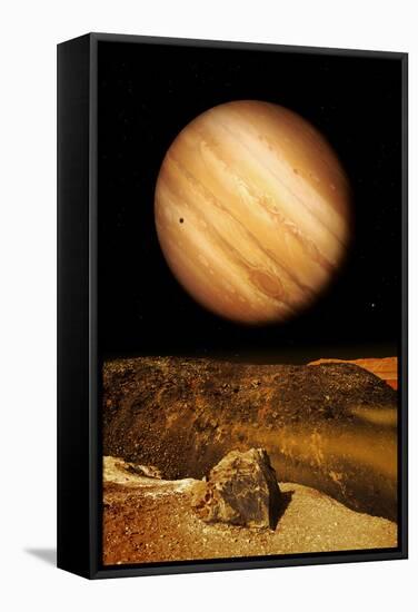 Jupiter From Io-Detlev Van Ravenswaay-Framed Premier Image Canvas