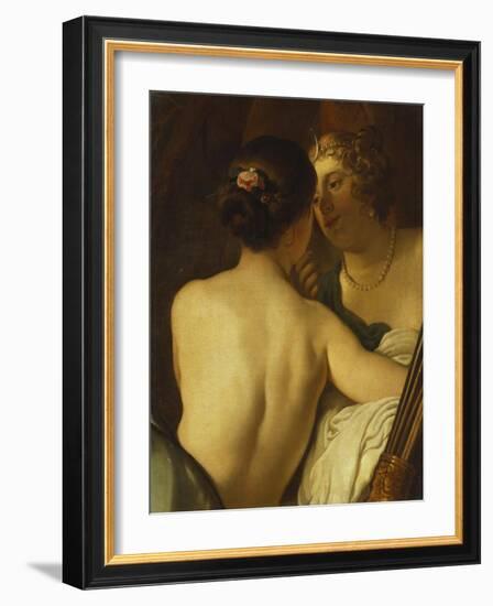 Jupiter in the Guise of Diana Seducing Callisto-Gerrit van Honthorst-Framed Giclee Print