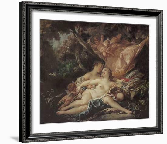Jupiter in the Guise of Diana-Francois Boucher-Framed Art Print
