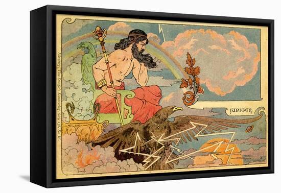 Jupiter / Jove-Ernest Louis Lessieux-Framed Premier Image Canvas