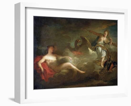 Jupiter, Juno and Io, 1710s-Jean-Marc Nattier-Framed Giclee Print