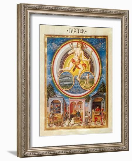 Jupiter, Roman God-Science Source-Framed Giclee Print