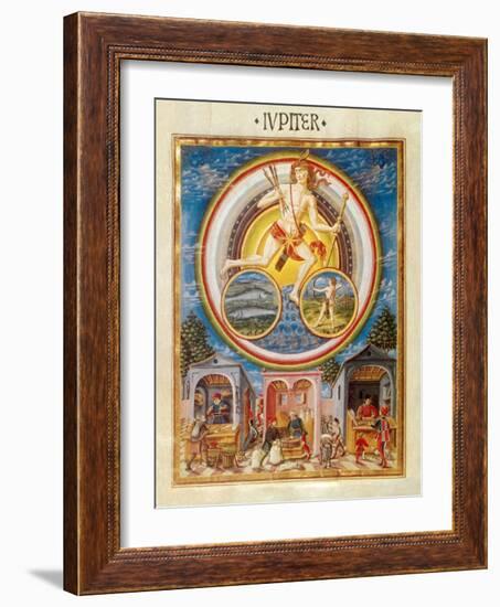 Jupiter, Roman God-Science Source-Framed Giclee Print