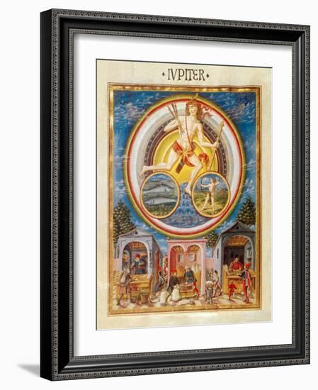 Jupiter, Roman God-Science Source-Framed Giclee Print