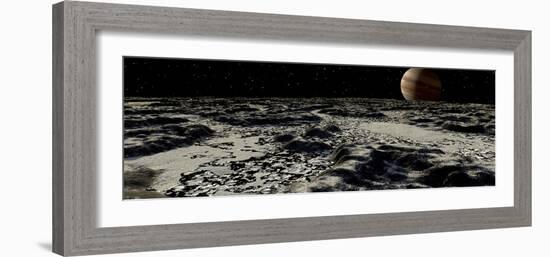 Jupiter's Moon, Europa, Covered by a Thick Crust of Ice-Stocktrek Images-Framed Photographic Print