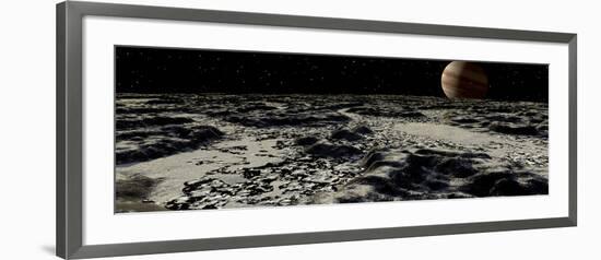 Jupiter's Moon, Europa, Covered by a Thick Crust of Ice-Stocktrek Images-Framed Photographic Print