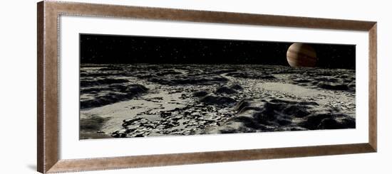 Jupiter's Moon, Europa, Covered by a Thick Crust of Ice-Stocktrek Images-Framed Photographic Print