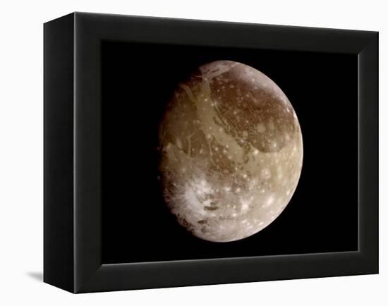 Jupiter's Moon Ganymede-null-Framed Premier Image Canvas