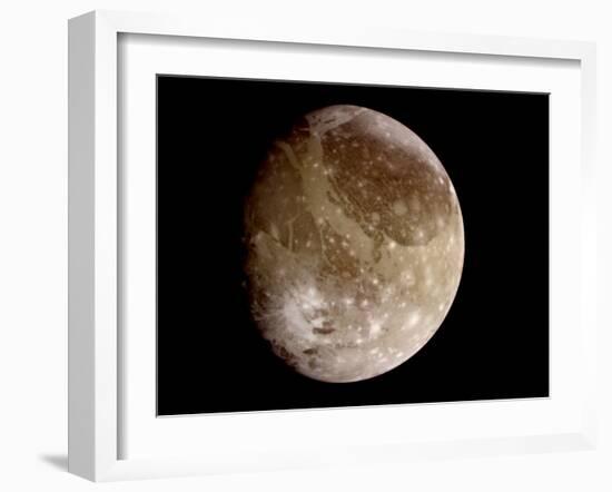 Jupiter's Moon Ganymede-null-Framed Photographic Print