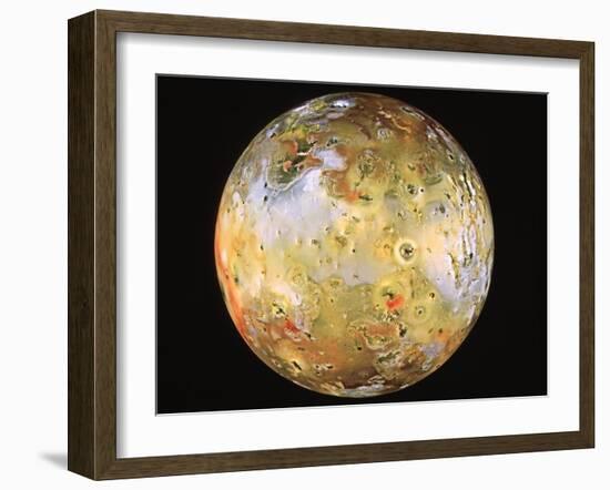 Jupiter's Moon Io Seen by Galileo-null-Framed Photographic Print