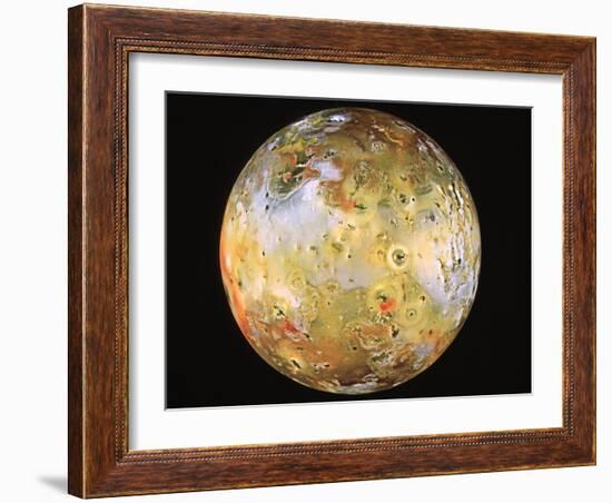 Jupiter's Moon Io Seen by Galileo-null-Framed Photographic Print