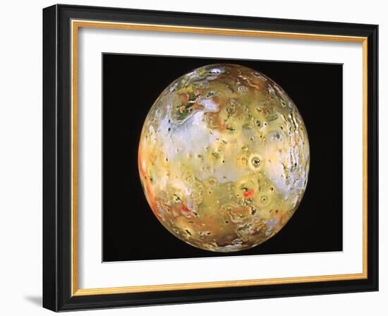 Jupiter's Moon Io Seen by Galileo-null-Framed Photographic Print