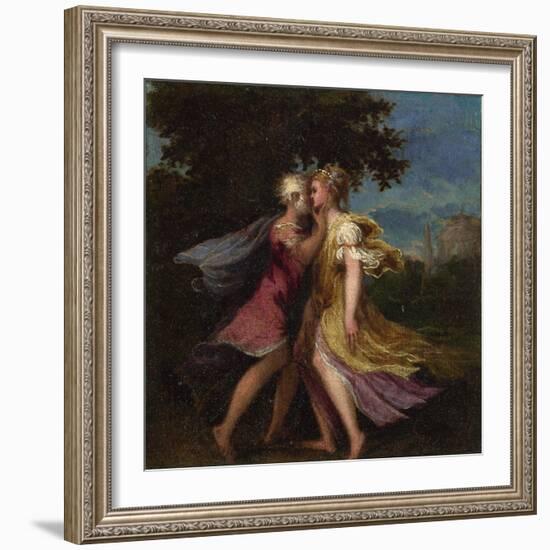 Jupiter Seducing Callisto, C. 1550-Andrea Schiavone-Framed Giclee Print