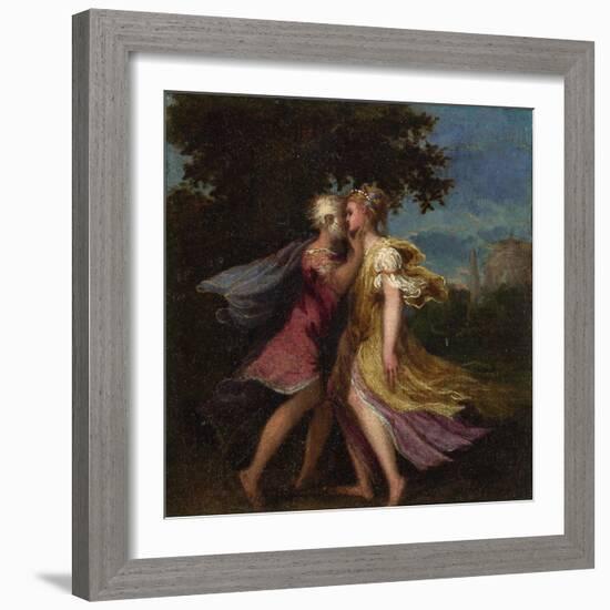 Jupiter Seducing Callisto, C. 1550-Andrea Schiavone-Framed Giclee Print