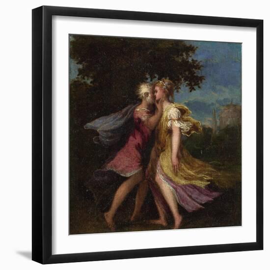 Jupiter Seducing Callisto, C. 1550-Andrea Schiavone-Framed Giclee Print