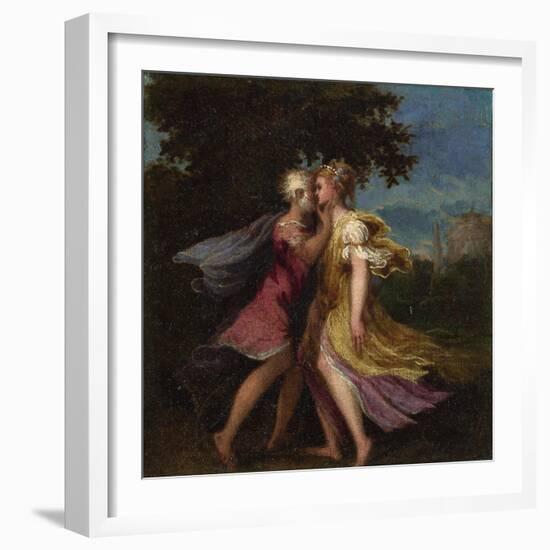 Jupiter Seducing Callisto, C. 1550-Andrea Schiavone-Framed Giclee Print