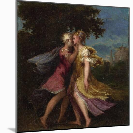 Jupiter Seducing Callisto, C. 1550-Andrea Schiavone-Mounted Giclee Print