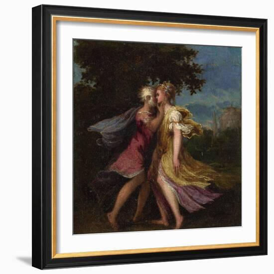 Jupiter Seducing Callisto, C. 1550-Andrea Schiavone-Framed Giclee Print