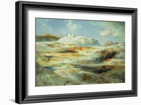 Jupiter Terrace, Yellowstone, 1893-Thomas Moran-Framed Giclee Print