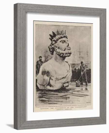 Jupiter, the Figurehead of the Foudroyant-William Lionel Wyllie-Framed Giclee Print