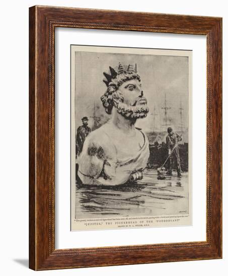 Jupiter, the Figurehead of the Foudroyant-William Lionel Wyllie-Framed Giclee Print