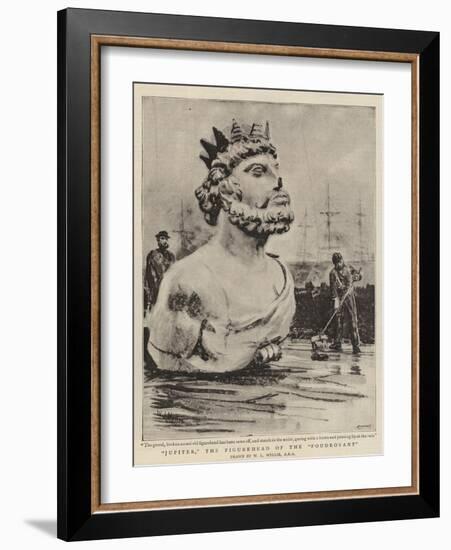 Jupiter, the Figurehead of the Foudroyant-William Lionel Wyllie-Framed Giclee Print