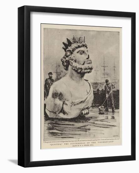 Jupiter, the Figurehead of the Foudroyant-William Lionel Wyllie-Framed Giclee Print