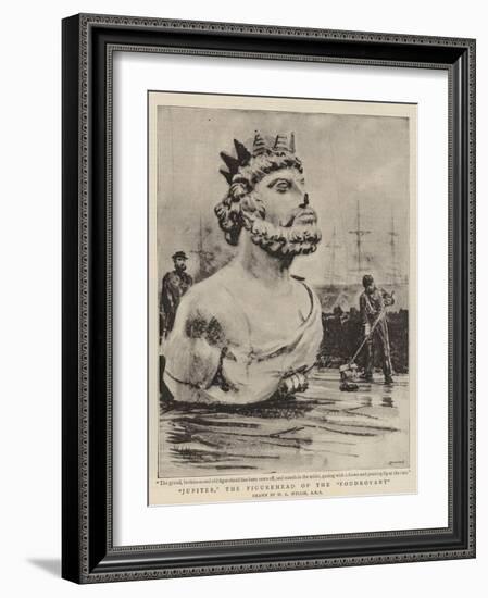 Jupiter, the Figurehead of the Foudroyant-William Lionel Wyllie-Framed Giclee Print