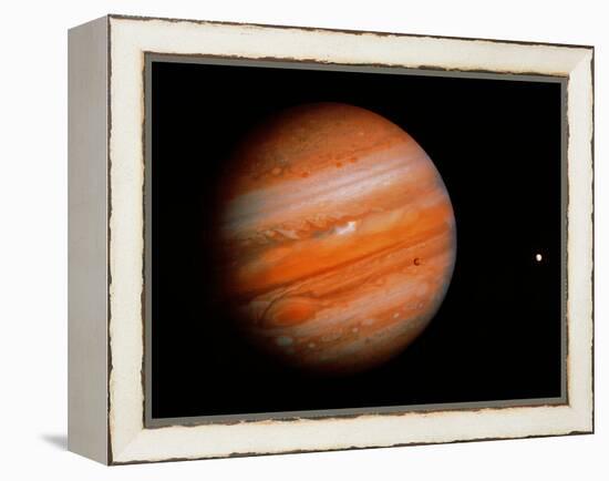 Jupiter & Two Moons-null-Framed Premier Image Canvas