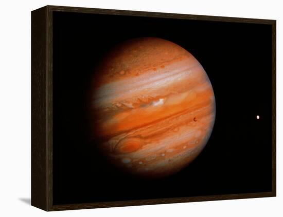 Jupiter & Two Moons-null-Framed Premier Image Canvas