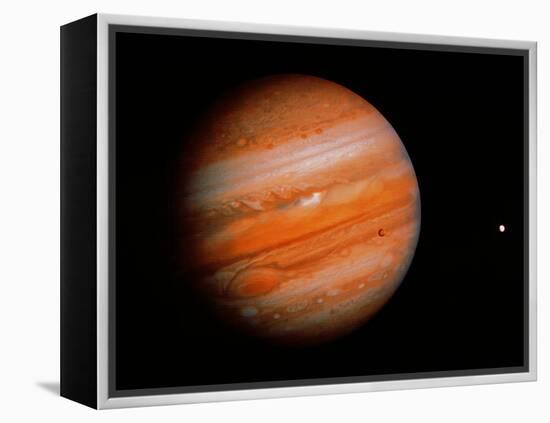 Jupiter & Two Moons-null-Framed Premier Image Canvas