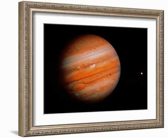 Jupiter & Two Moons-null-Framed Photographic Print