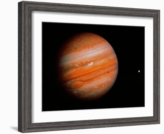 Jupiter & Two Moons-null-Framed Photographic Print