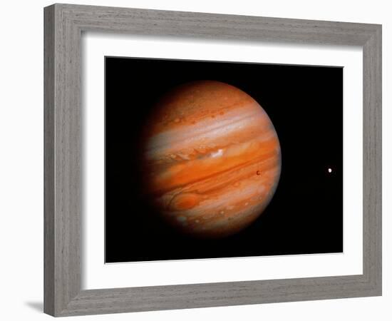 Jupiter & Two Moons-null-Framed Photographic Print