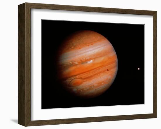 Jupiter & Two Moons-null-Framed Photographic Print