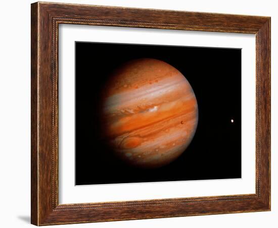 Jupiter & Two Moons-null-Framed Photographic Print