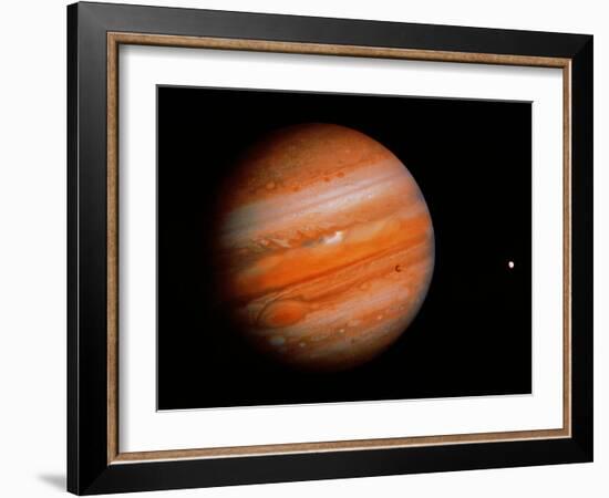 Jupiter & Two Moons-null-Framed Photographic Print