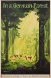 In a German Forest', Poster Advertising Tourism in Germany, C.1935 (Colour Litho)-Jupp Wiertz-Framed Giclee Print