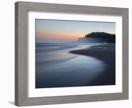 Juquehy Beach at Sunrise-Alex Saberi-Framed Photographic Print