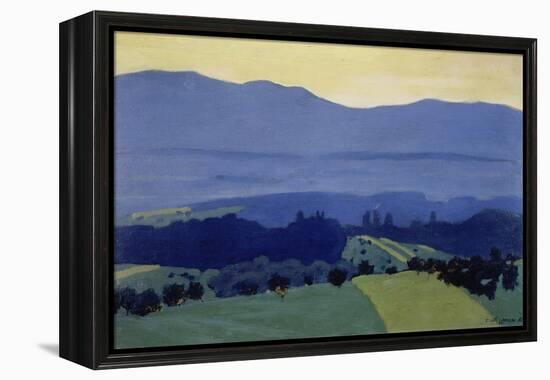 Jura Mountains landscape near Romanel. 1901-Felix Vallotton-Framed Premier Image Canvas