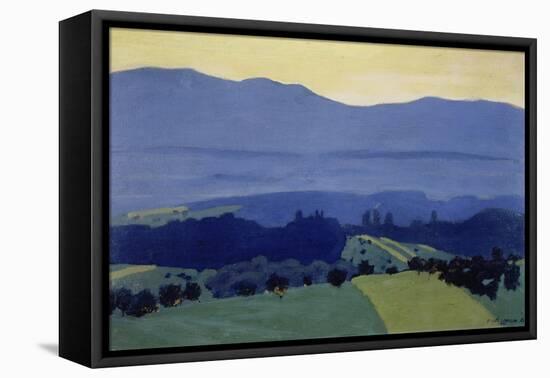 Jura Mountains landscape near Romanel. 1901-Felix Vallotton-Framed Premier Image Canvas