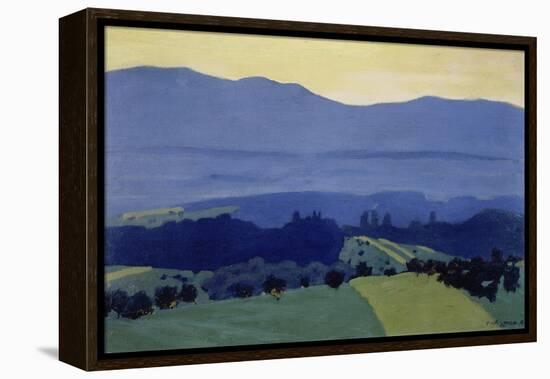 Jura Mountains landscape near Romanel. 1901-Felix Vallotton-Framed Premier Image Canvas