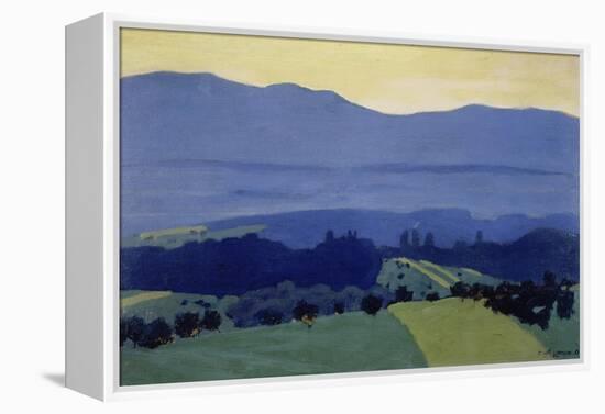 Jura Mountains landscape near Romanel. 1901-Felix Vallotton-Framed Premier Image Canvas