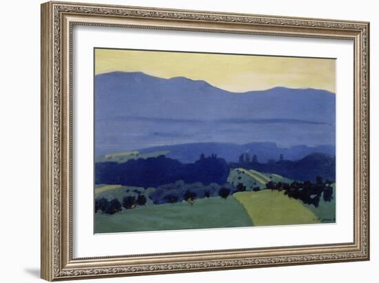 Jura Mountains landscape near Romanel. 1901-Felix Vallotton-Framed Giclee Print