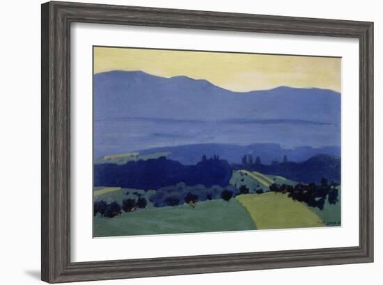 Jura Mountains landscape near Romanel. 1901-Felix Vallotton-Framed Giclee Print