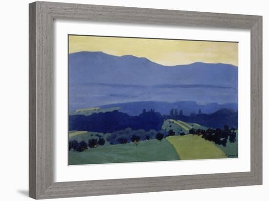 Jura Mountains landscape near Romanel. 1901-Felix Vallotton-Framed Giclee Print