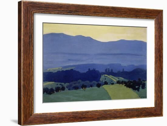 Jura Mountains landscape near Romanel. 1901-Felix Vallotton-Framed Giclee Print