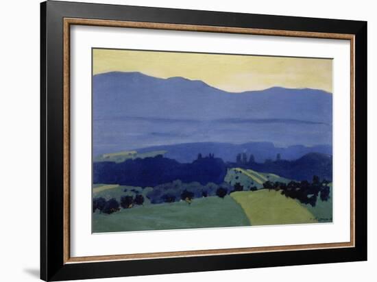 Jura Mountains landscape near Romanel. 1901-Felix Vallotton-Framed Giclee Print