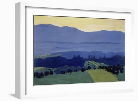 Jura Mountains landscape near Romanel. 1901-Felix Vallotton-Framed Giclee Print