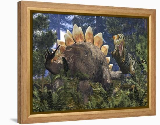 Jurassic Dinosaurs, Artwork-Walter Myers-Framed Premier Image Canvas